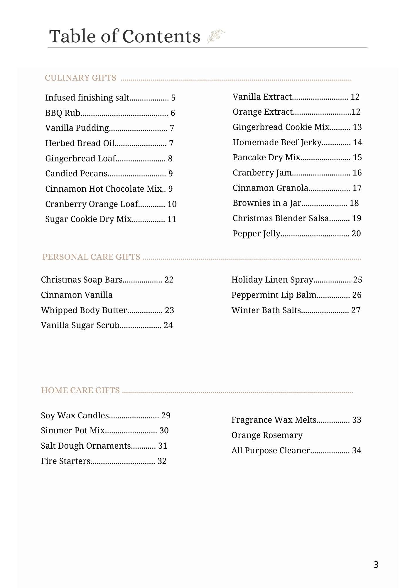 Handmade Holiday Gift Guide E-BOOK