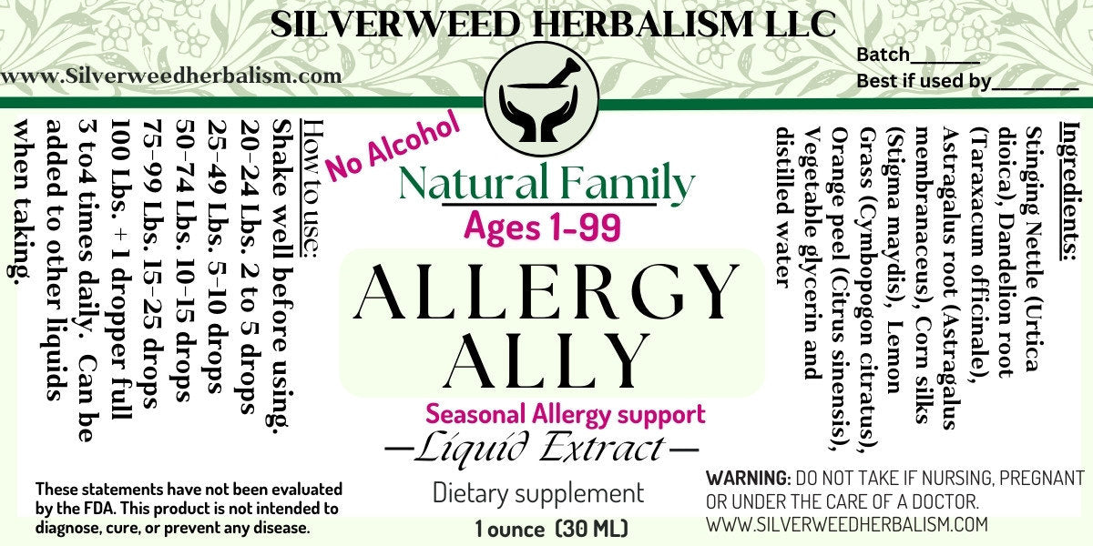 Silverweed Herbalism - Allergy Ally