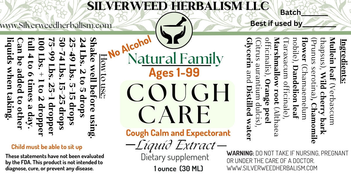 Silverweed Herbalism - Cough Care