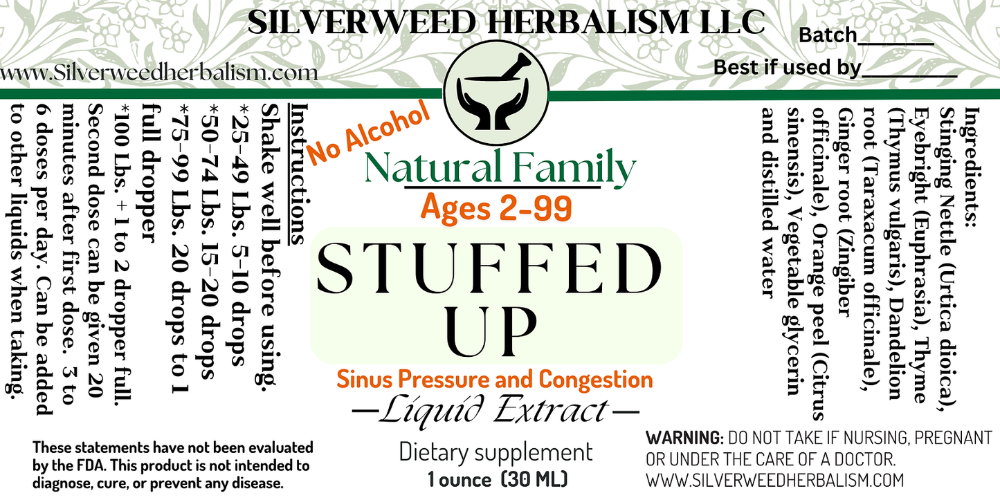 Silverweed Herbalism - Stuffed Up